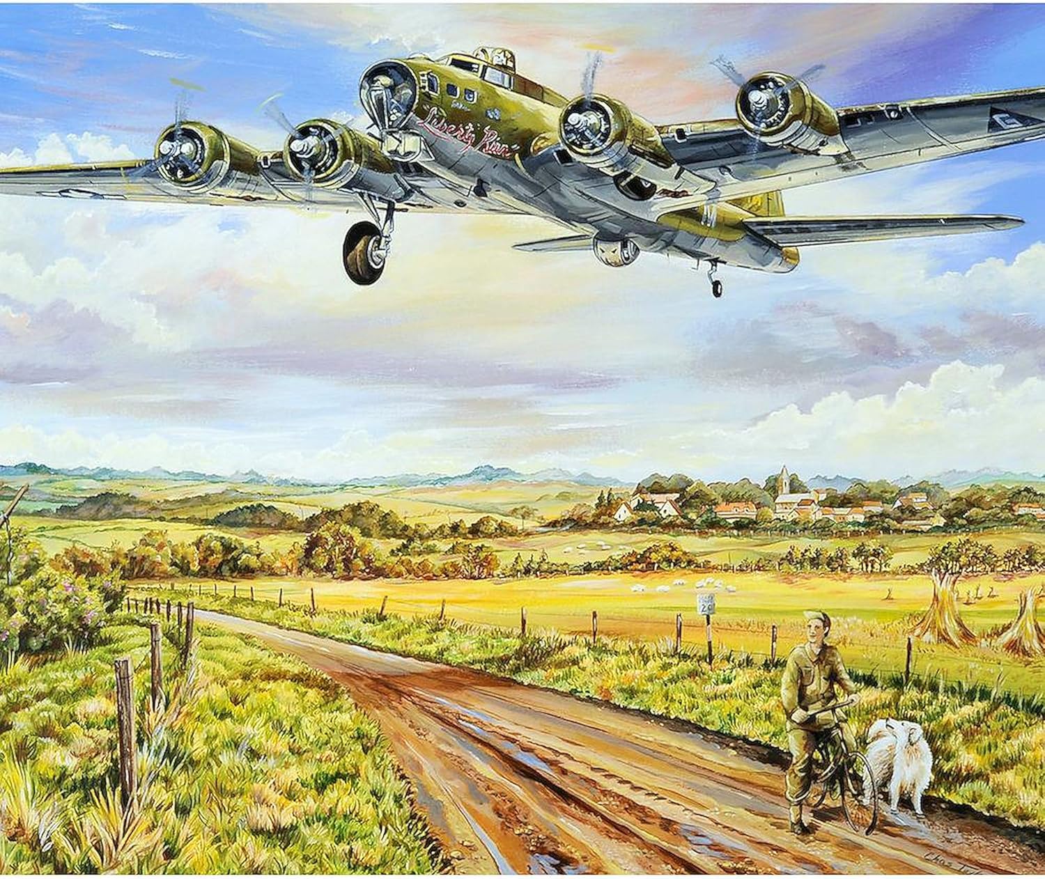 CafePress 305Th Bomb Group B 17 Flying Fortres – Manta de forro polar súper suave, 60 x 50 pulgadas