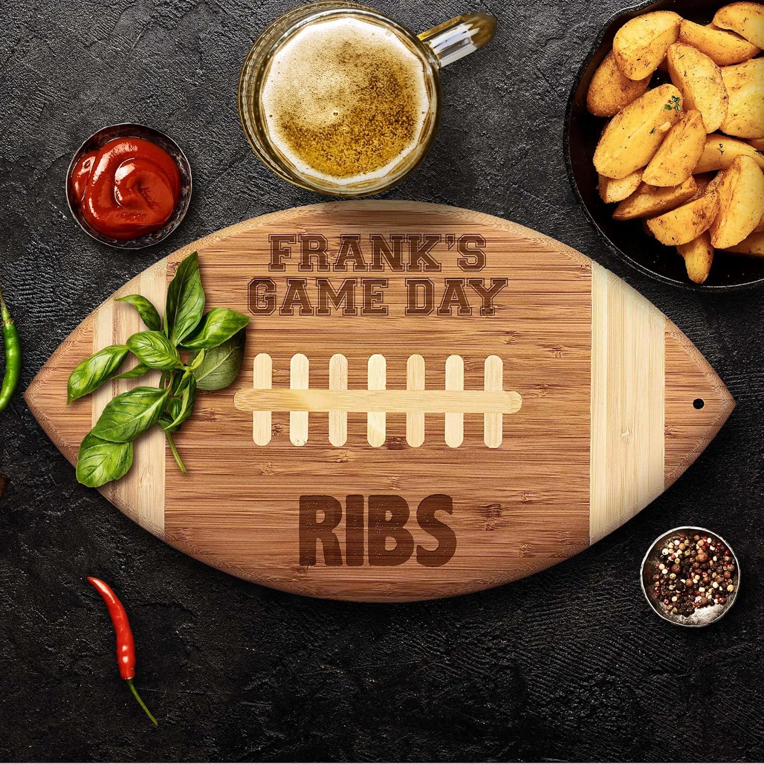 Tabla de cortar personalizada, tabla de cortar en forma de fútbol, tabla de charcutería en forma de fútbol, logotipo del equipo de fútbol, tabla de