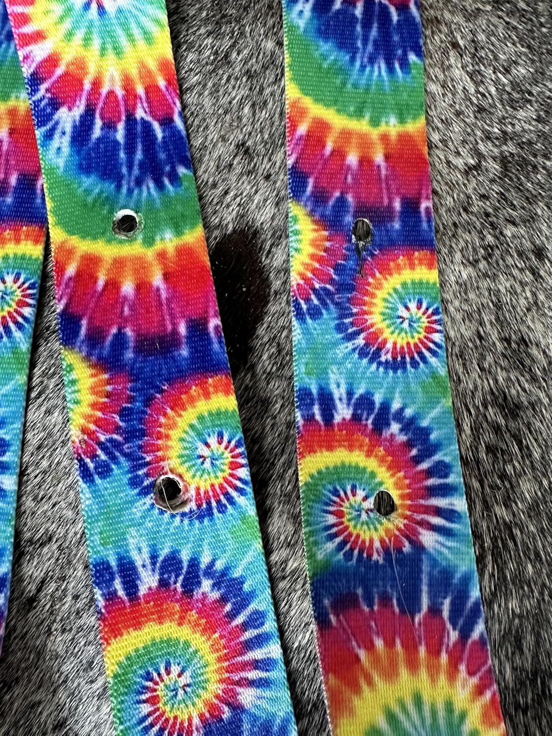 tie dye cinch strap set off billet and Latino