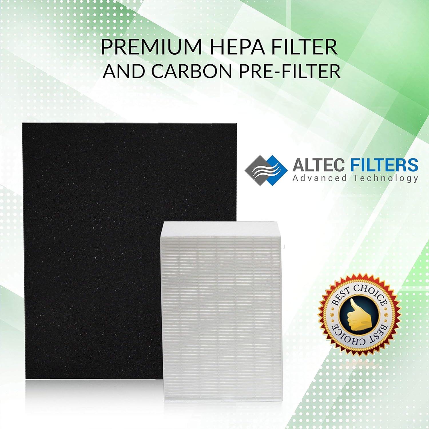 HPA200 – Filtros de repuesto HEPA de alta calidad compatibles con purificador de aire Honeywell, 2 filtros HEPA más 4 prefiltros de carbón activado