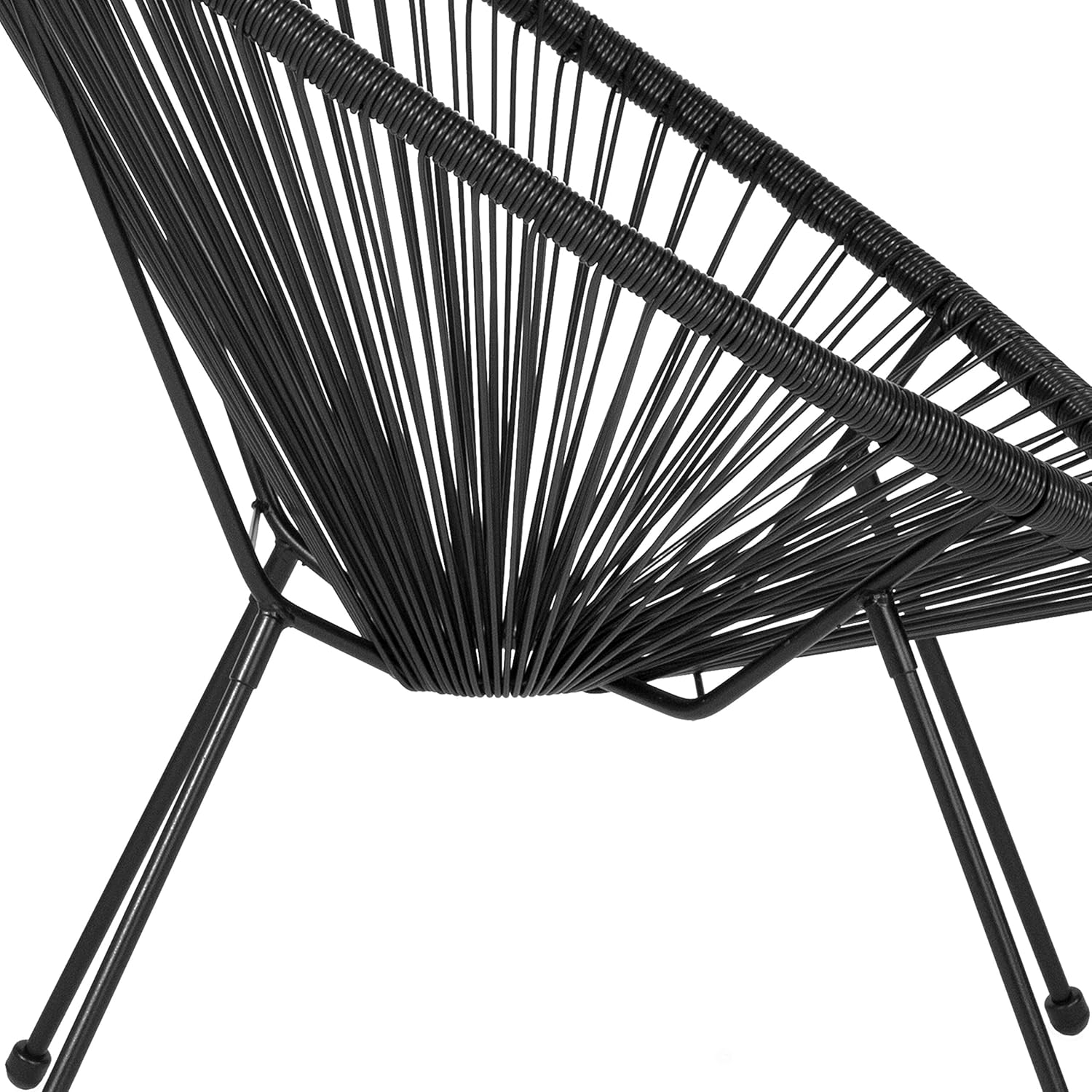 BizChair Sillón Bungee Papasan negro