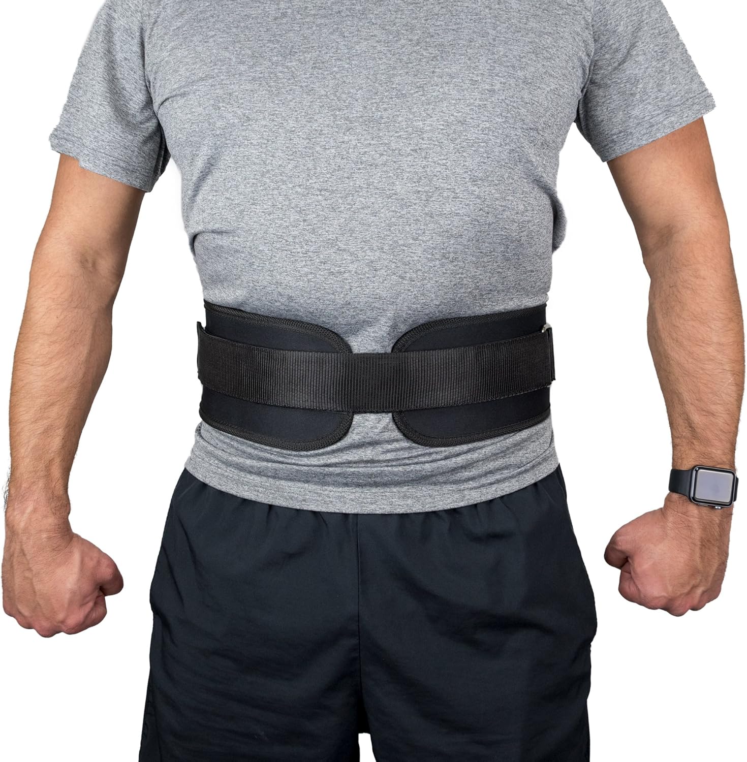 Cinturón de neopreno para levantamiento de pesas, equipo de entrenamiento de fuerza, ideal para sentadillas, peso muerto y levantamiento de potencia