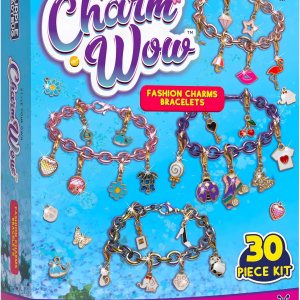 CharmWow – Kit de fabricación de pulseras para niñas, pulseras de dijes para niñas de 8 a 12 años y kit de joyería para niñas de 10 a 12 años – Gran CharmWow – Kit de fabricación de pulseras para niñas, pulseras de dijes para niñas de 8 a 12 años y kit de joyería para niñas de 10 a 12 años – Gran