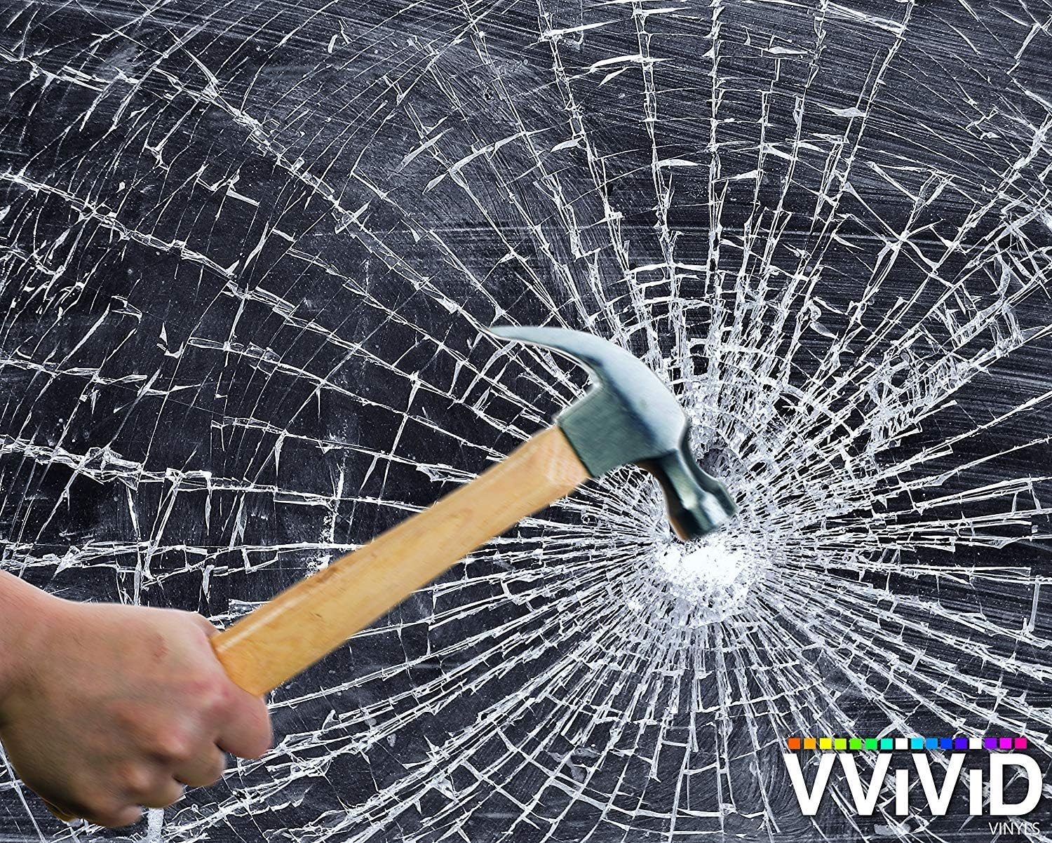 VViViD Rollo de vinilo transparente de seguridad de 30 x 17.9 pulgadas para ventana, inastillable, protector para vidrio (rollo de 4 milésimas de