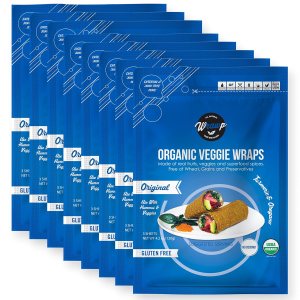 wrawp orgánico Veggie Wrap, 5,3Ounce-8por Case original. wrawp orgánico Veggie Wrap, 5,3Ounce-8por Case original.