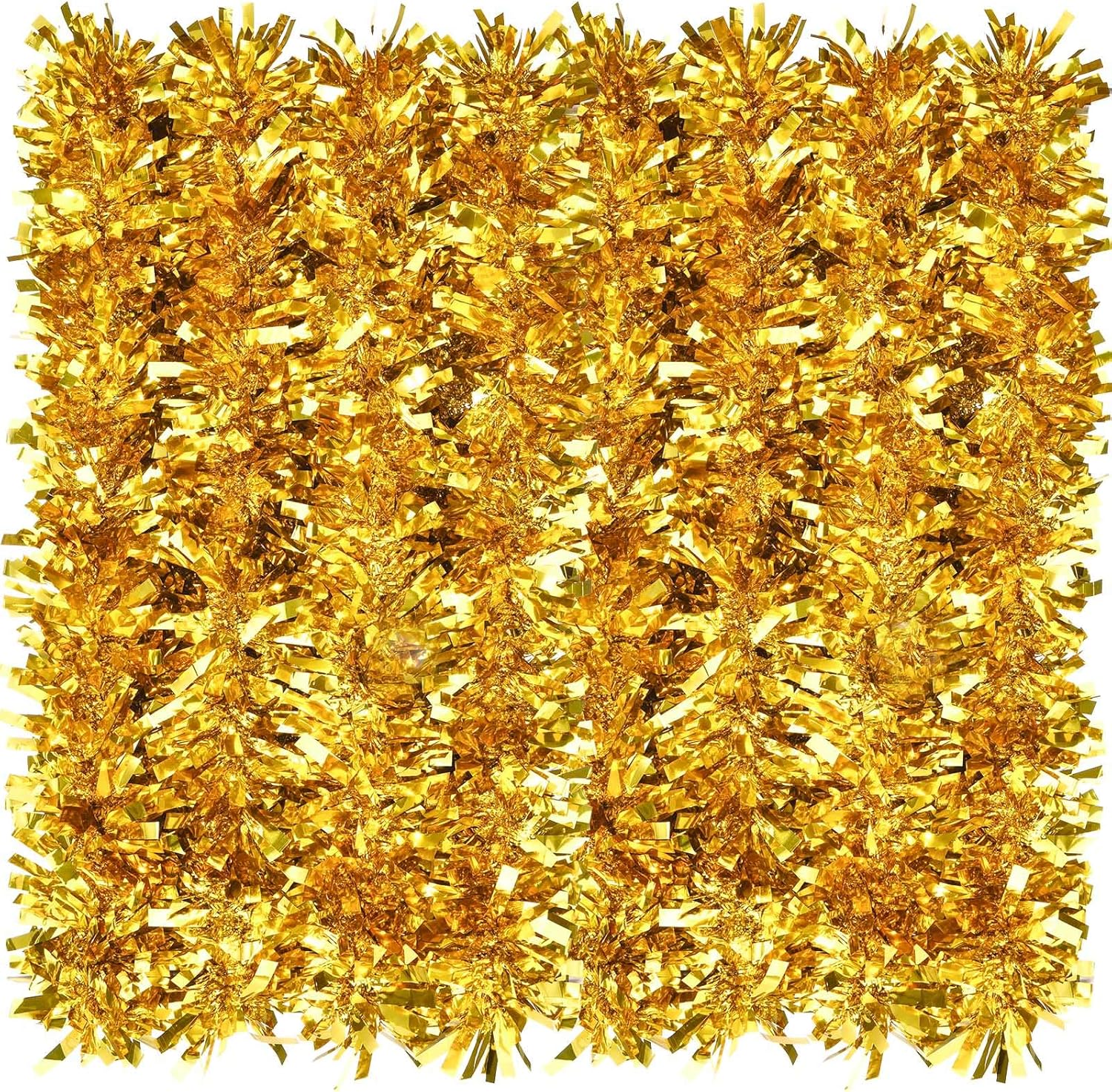 WILLBOND – Guirnalda de espumillón metálica decorativa de 26.2 pies para árbol de navidad, fiestas de cumpleaños, bodas y navidad