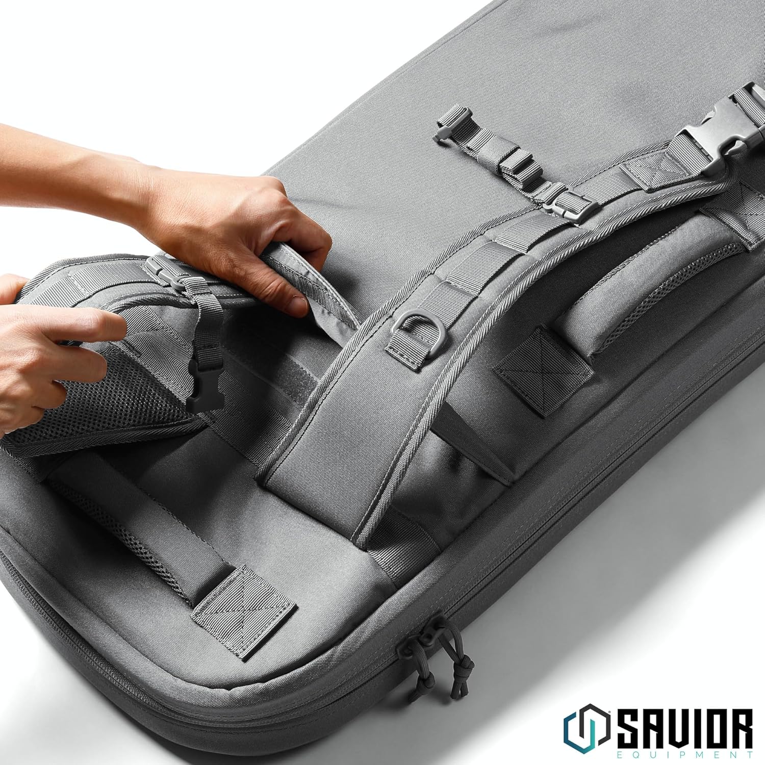Savior Equipment Specialist Series – Mochila táctica para rifle SBR de 30 pulgadas y 34 pulgadas, funda suave para armas de fuego con compartimento,