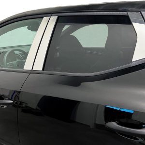 Putco Kits de molduras de postes de pilar de acero inoxidable – Compatible con Hyundai Santa Cruz 2022-2025 Crew Cab Putco Kits de molduras de postes de pilar de acero inoxidable – Compatible con Hyundai Santa Cruz 2022-2025 Crew Cab