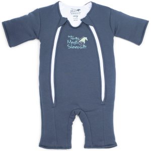 Magic Sleepsuit Baby Merlin – Manta de transición 100% algodón para bebé, traje de dormir para bebé, cielo nocturno, 6-9 meses, azul marino Magic Sleepsuit Baby Merlin – Manta de transición 100% algodón para bebé, traje de dormir para bebé, cielo nocturno, 6-9 meses, azul marino