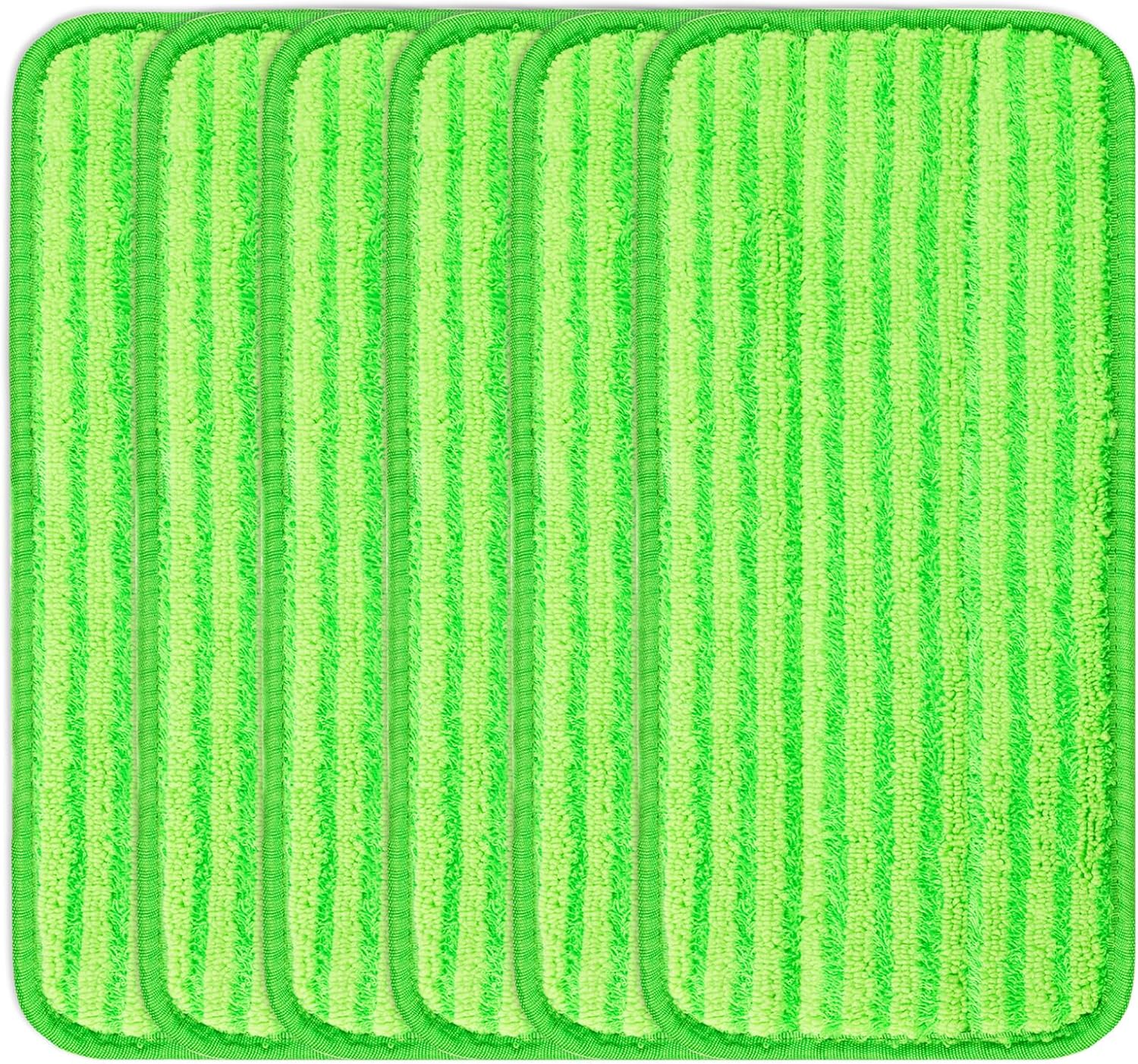 Almohadillas reutilizables para trapeador de chorro húmedo compatibles con mopa Swiffer WetJet, paquete de 6 almohadillas de chorro húmedo,