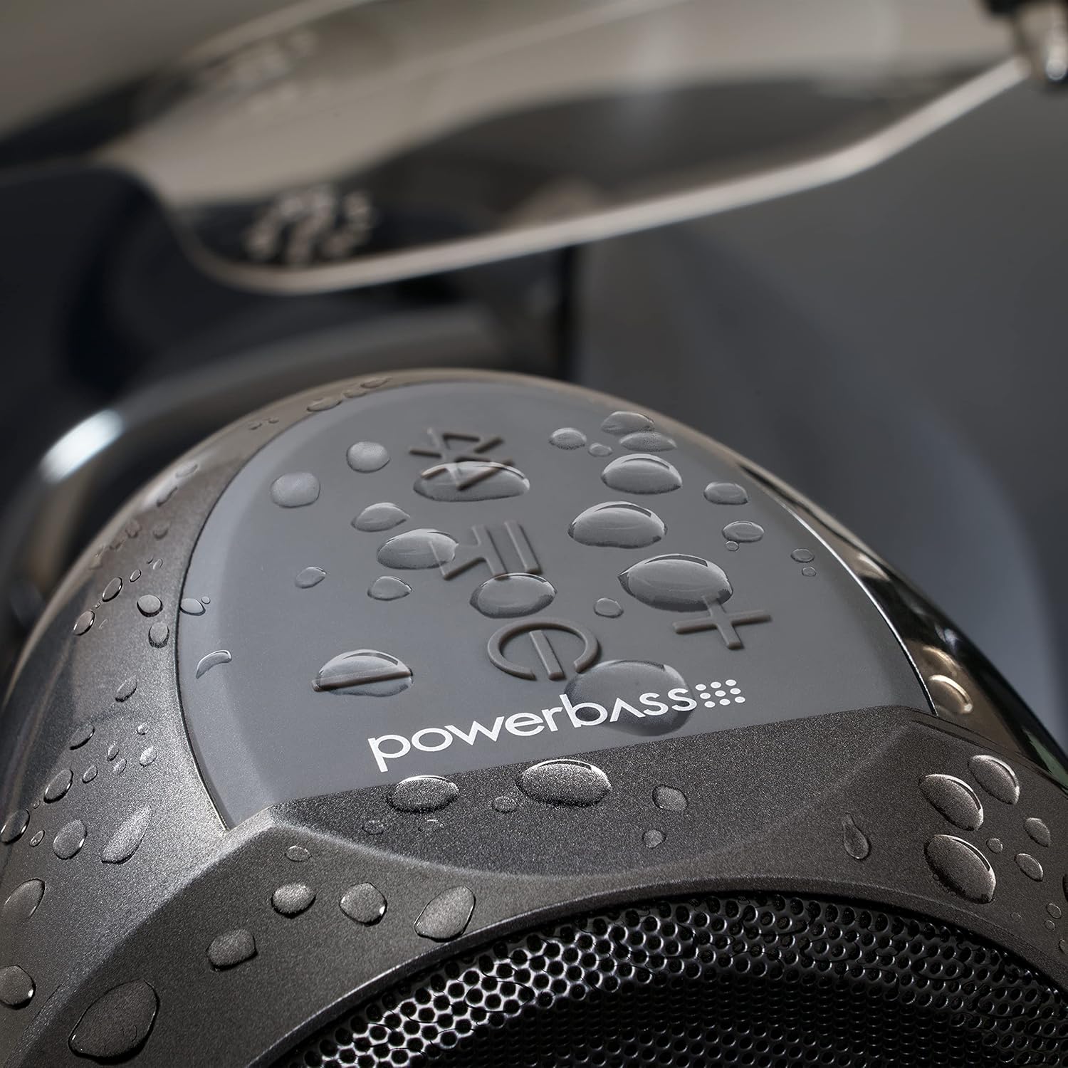 Show Chrome Perfect Storm – Altavoces Bluetooth para manillar de la mayoría de las motocicletas de “-1”