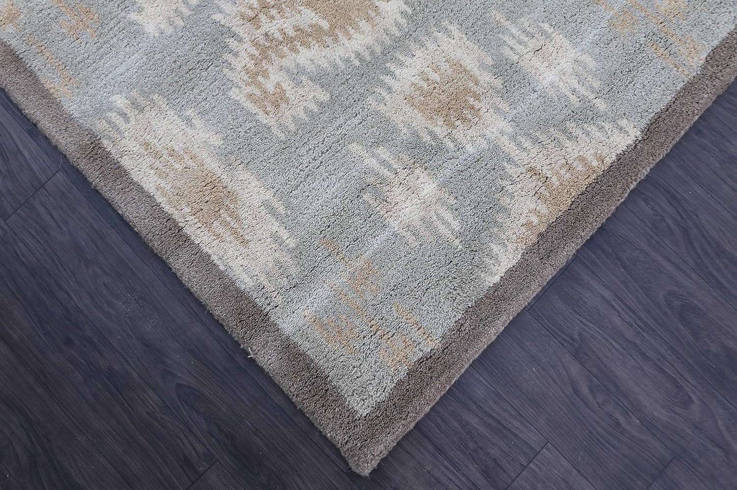 Marchesa – Alfombras y alfombras de lana 100% hechas a mano, estilo oriental tradicional gris (9 x 12)