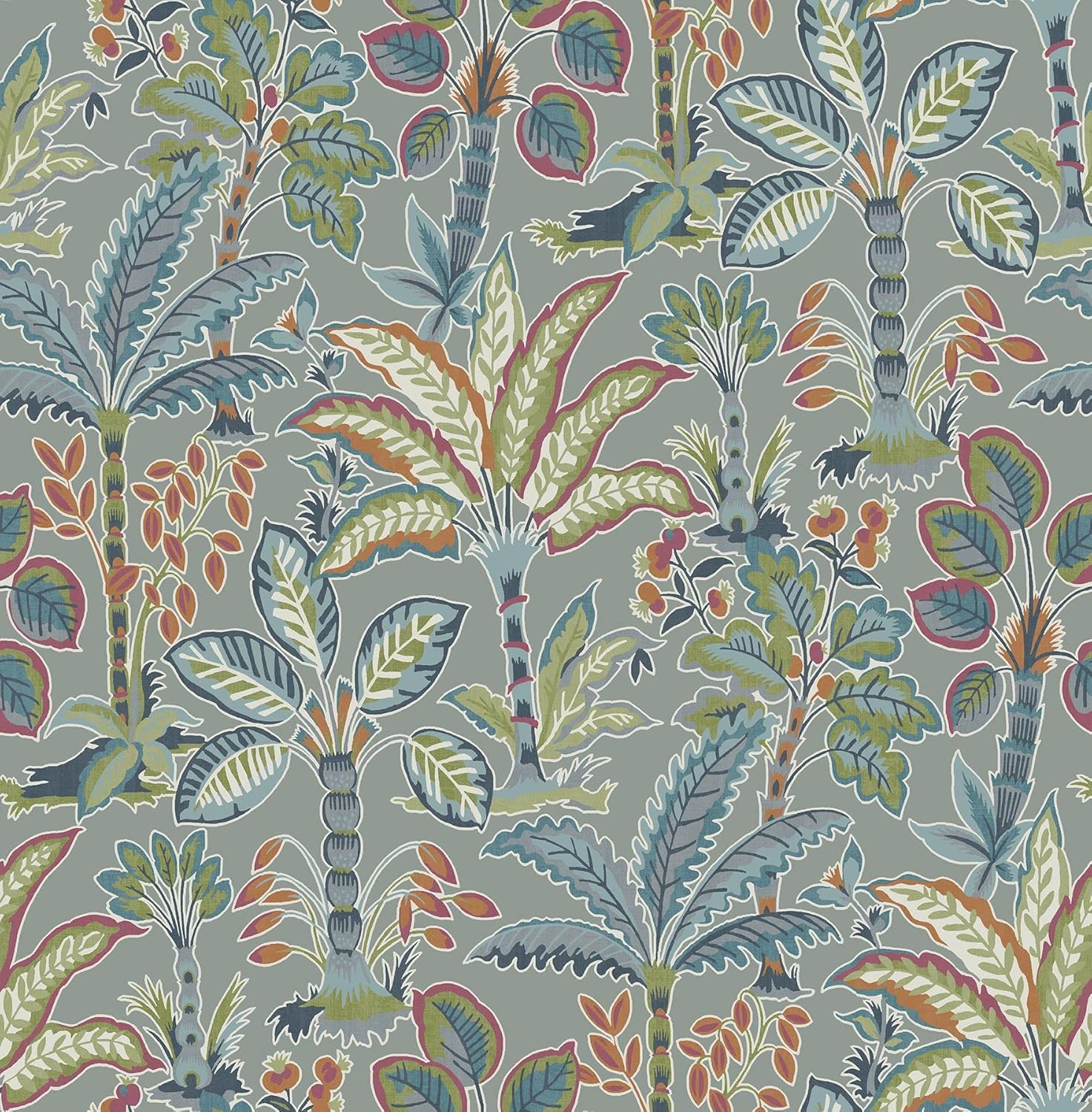 NuWallpaper NUS4003 Kapok – Papel tapiz para despegar y pegar, color gris