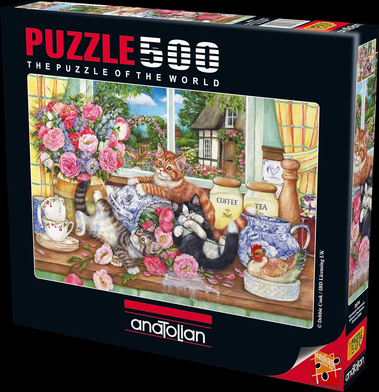 Anatolian Rompecabezas de 500 piezas – Gatitos en la cocina, multicolor (PER3574)