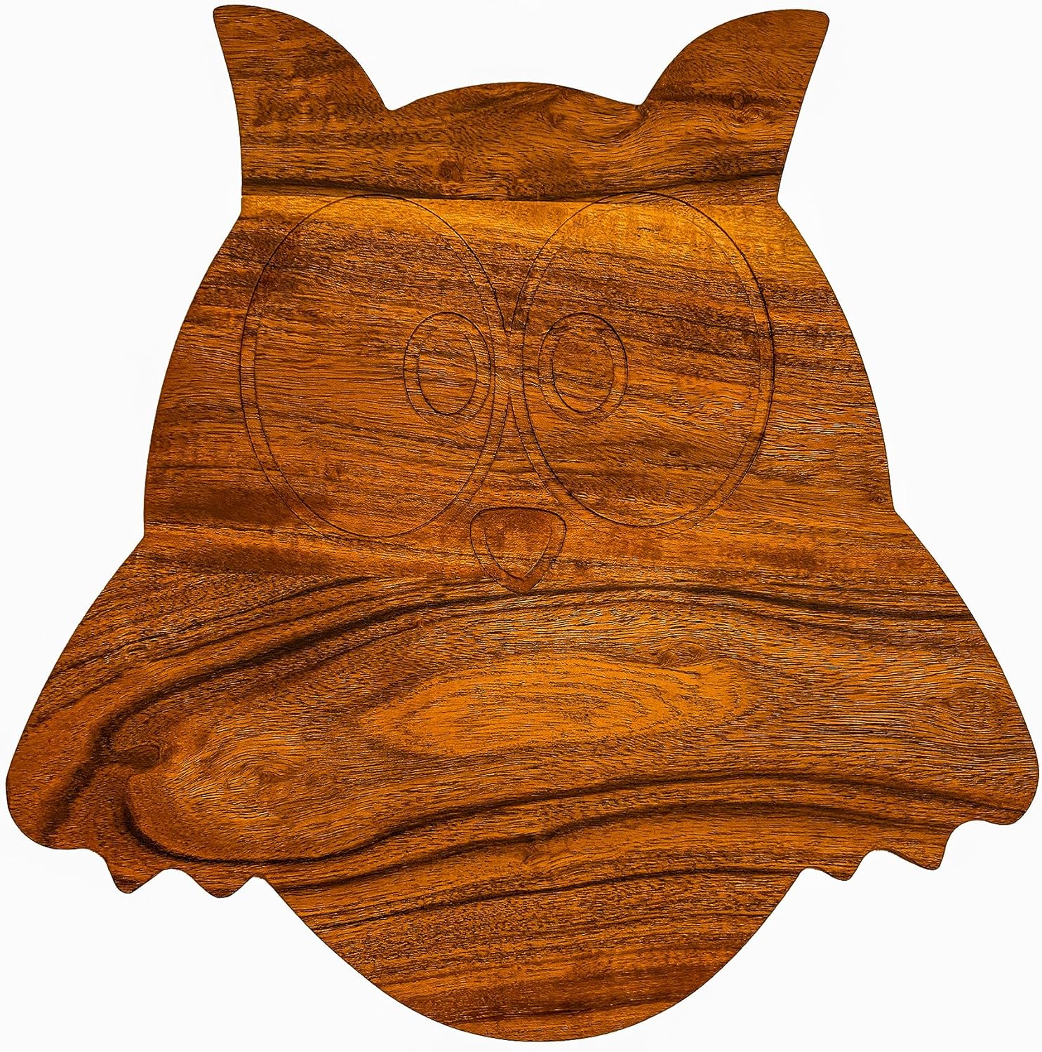 Affinity Decor Tabla de cortar de madera de acacia para Halloween con ranura para decoración festiva y bandeja para servir aperitivos (12 pulgadas