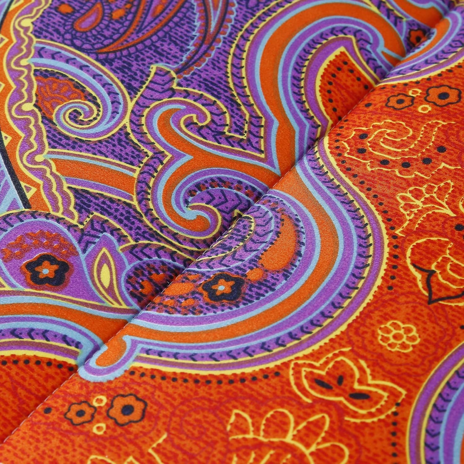 Juego de edredón reversible de 7 piezas de estilo bohemio en una bolsa, tamaño King, colorido estilo bohemio rojo y azul, (1 edredón, 1 sábana