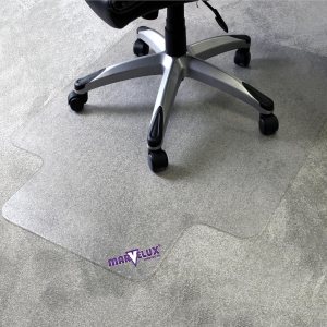 Marvelux Tapete para silla de oficina de policarbonato resistente de 47 x 53 pulgadas con borde para alfombras, protector de alfombra transparente Marvelux Tapete para silla de oficina de policarbonato resistente de 47 x 53 pulgadas con borde para alfombras, protector de alfombra transparente