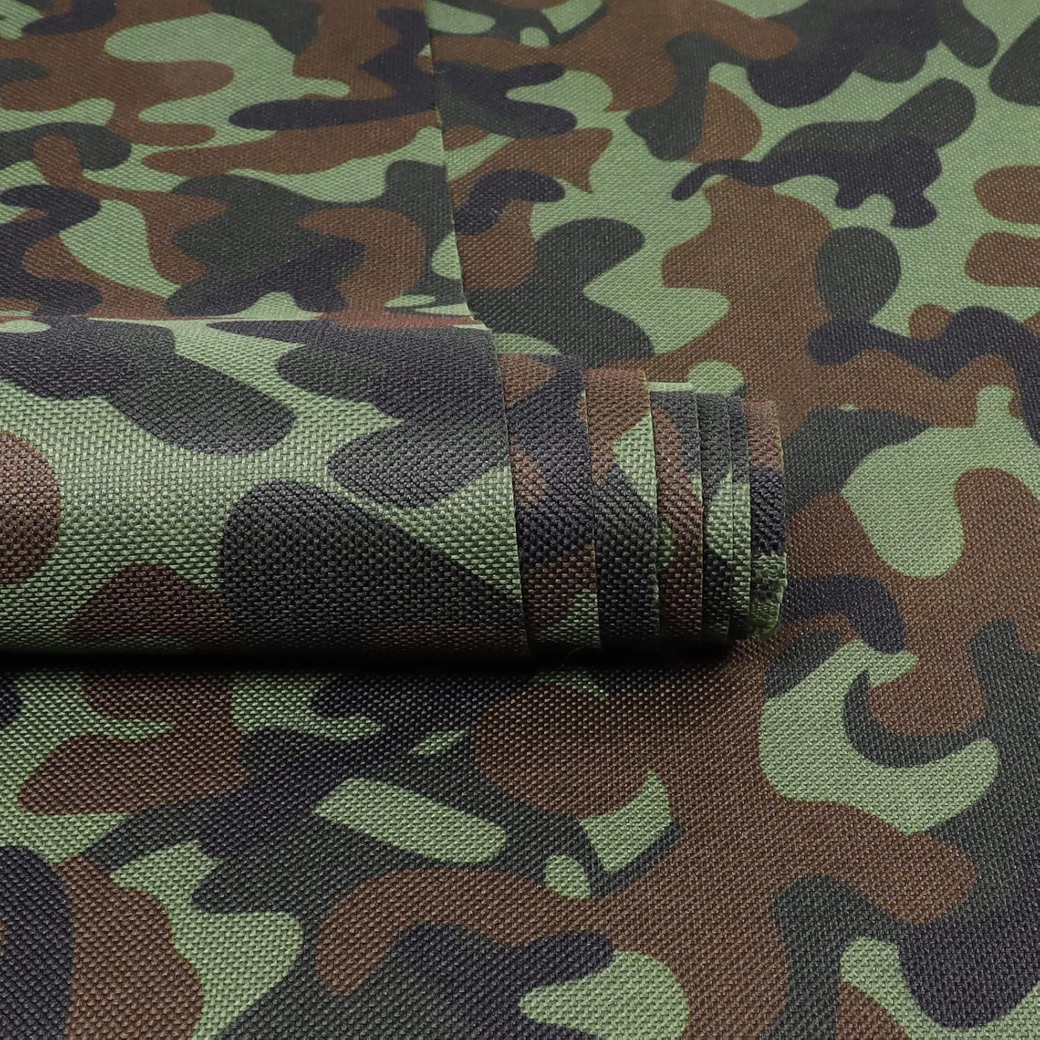 Tela de lona de camuflaje impermeable de 600 denier, 60 x 36 pulgadas, tela de cordura de lona impermeable marina para barcos, tienda de campaña,