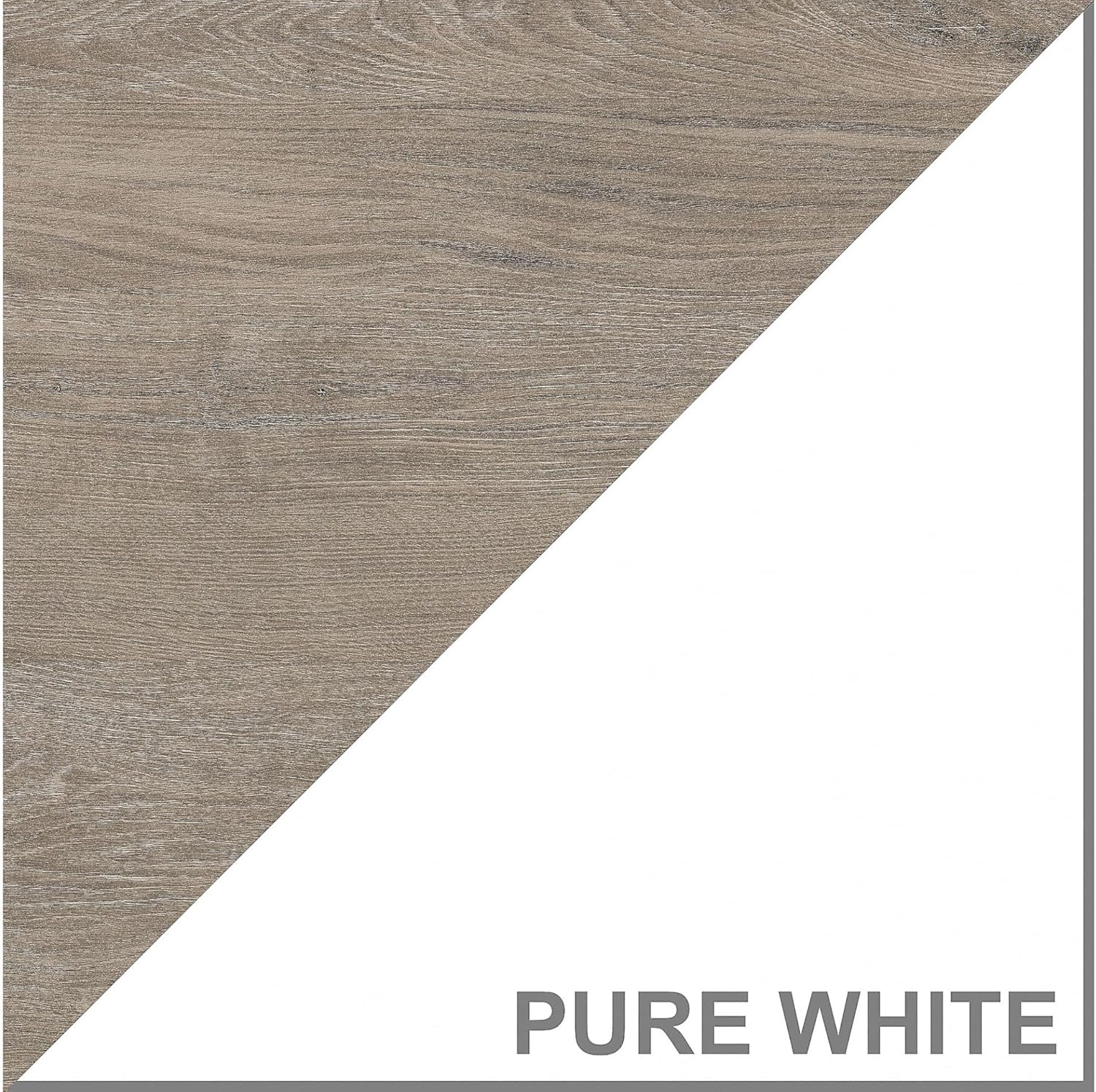 Bush Fairview – Armario de almacenamiento pequeño de 30.71 pulgadas con 3 estantes, gris Shiplap grisblanco puro (WC53696-03)