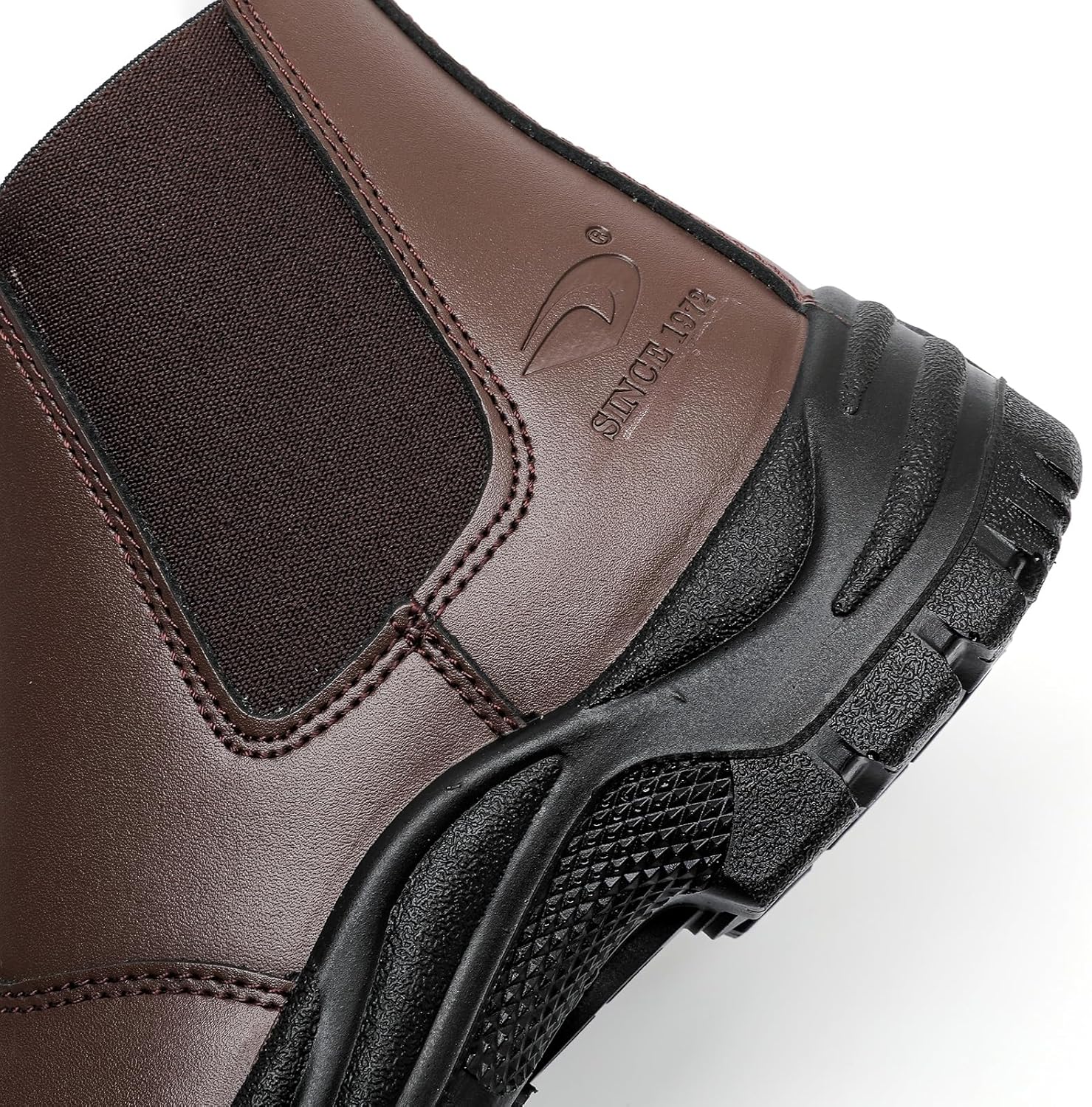 DRKA – Botas de trabajo con punta de acero para hombre, antideslizantes, impermeables y antipinchazos, zapatos de seguridad para trabajar