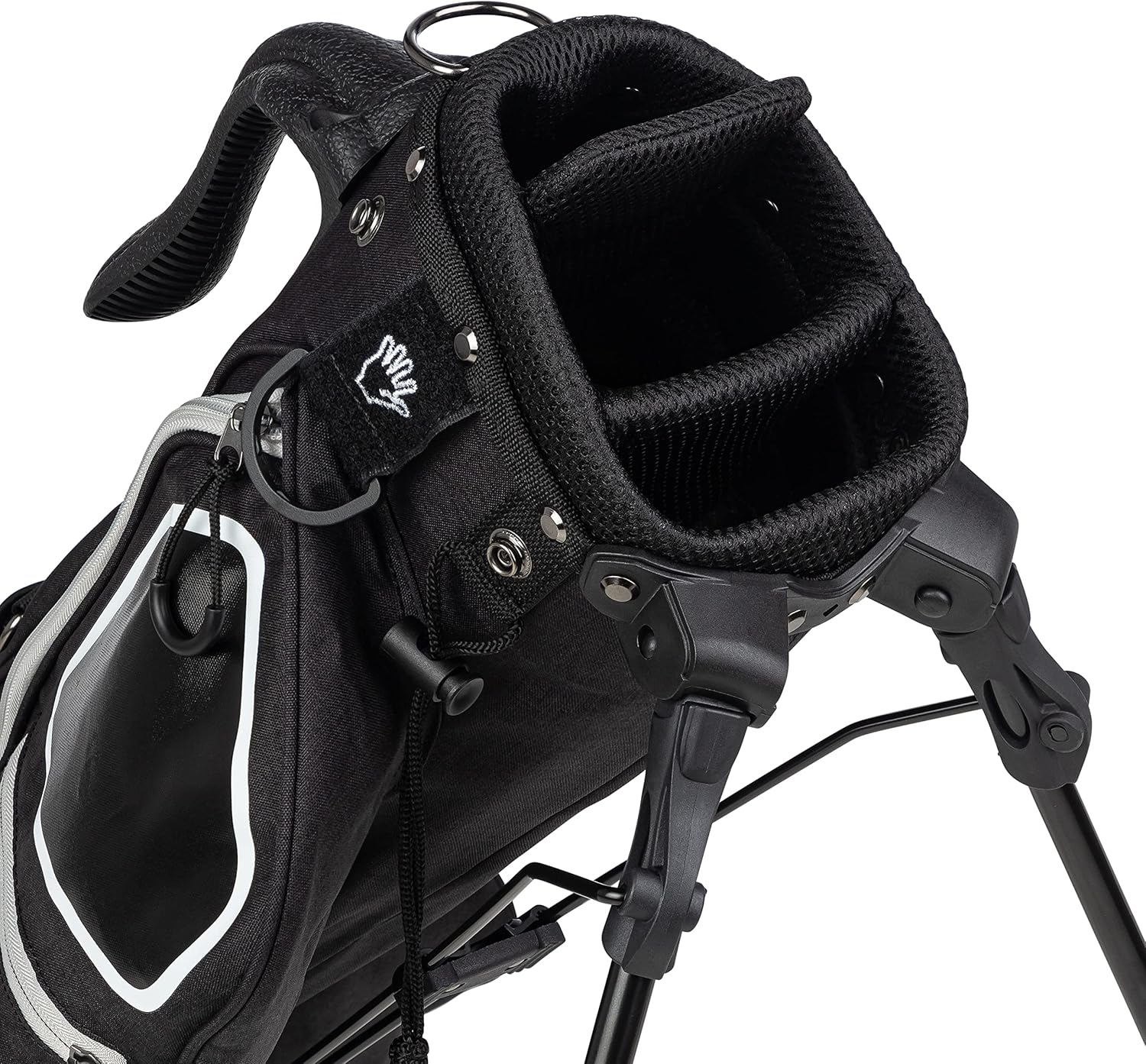 Founders Club Bolsa de golf ligera Sunday con doble correa y soporte, fácil de transportar y poner – Rango de conducción – Bolsa de soporte Par 3