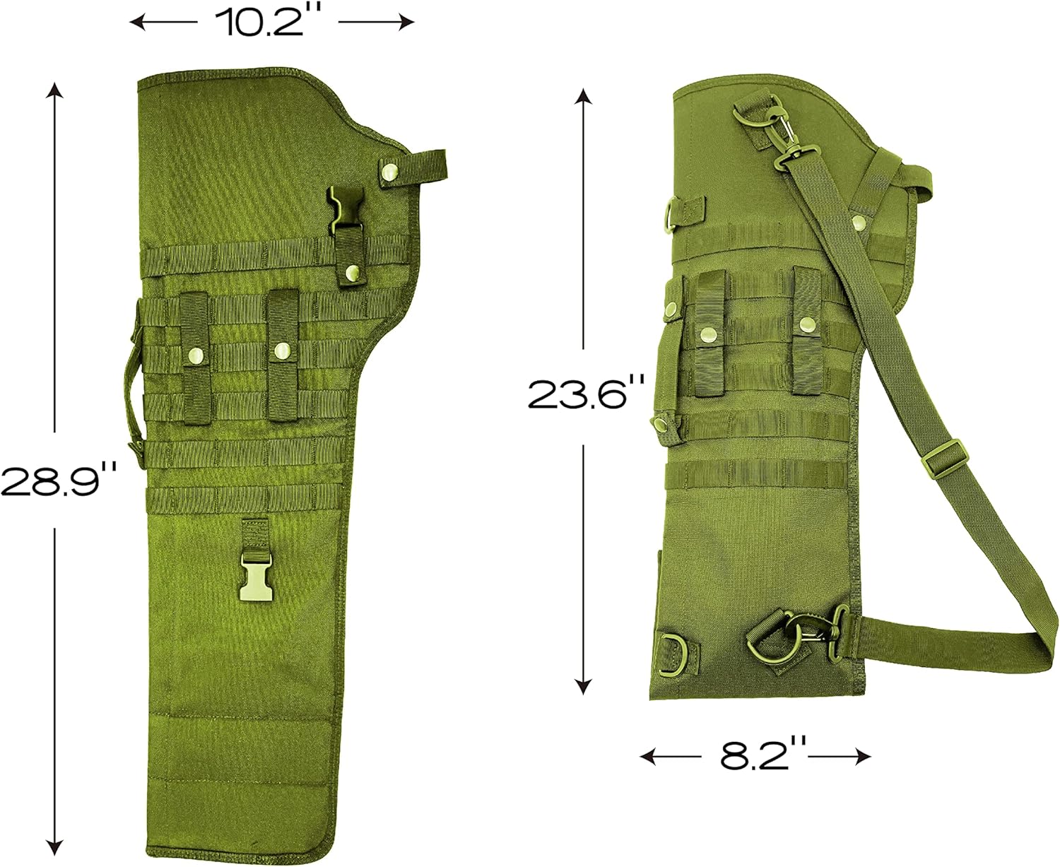 TaktZeit Correa de hombro ajustable para rifle táctico de escopeta