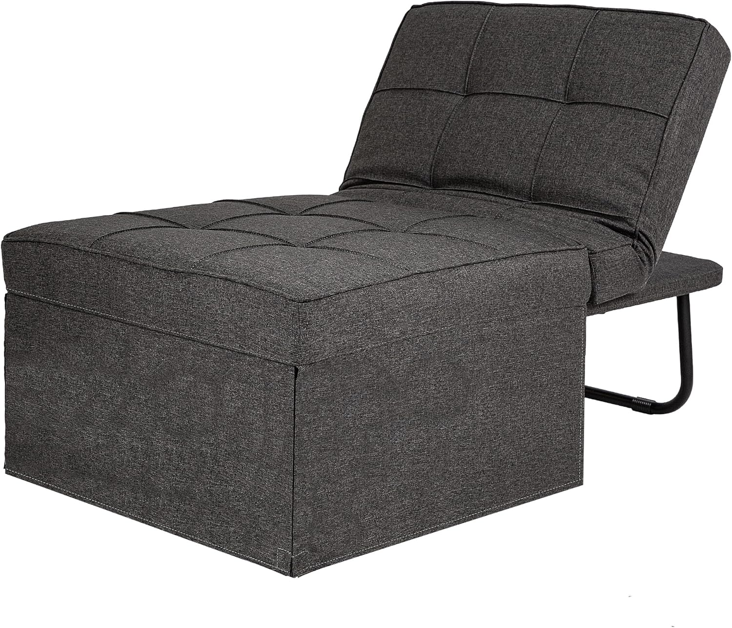 Sofá cama convertible, cama otomana plegable multifunción 4 en 1 con respaldo ajustable, moderna silla extraíble para sala de estar, apartamento,