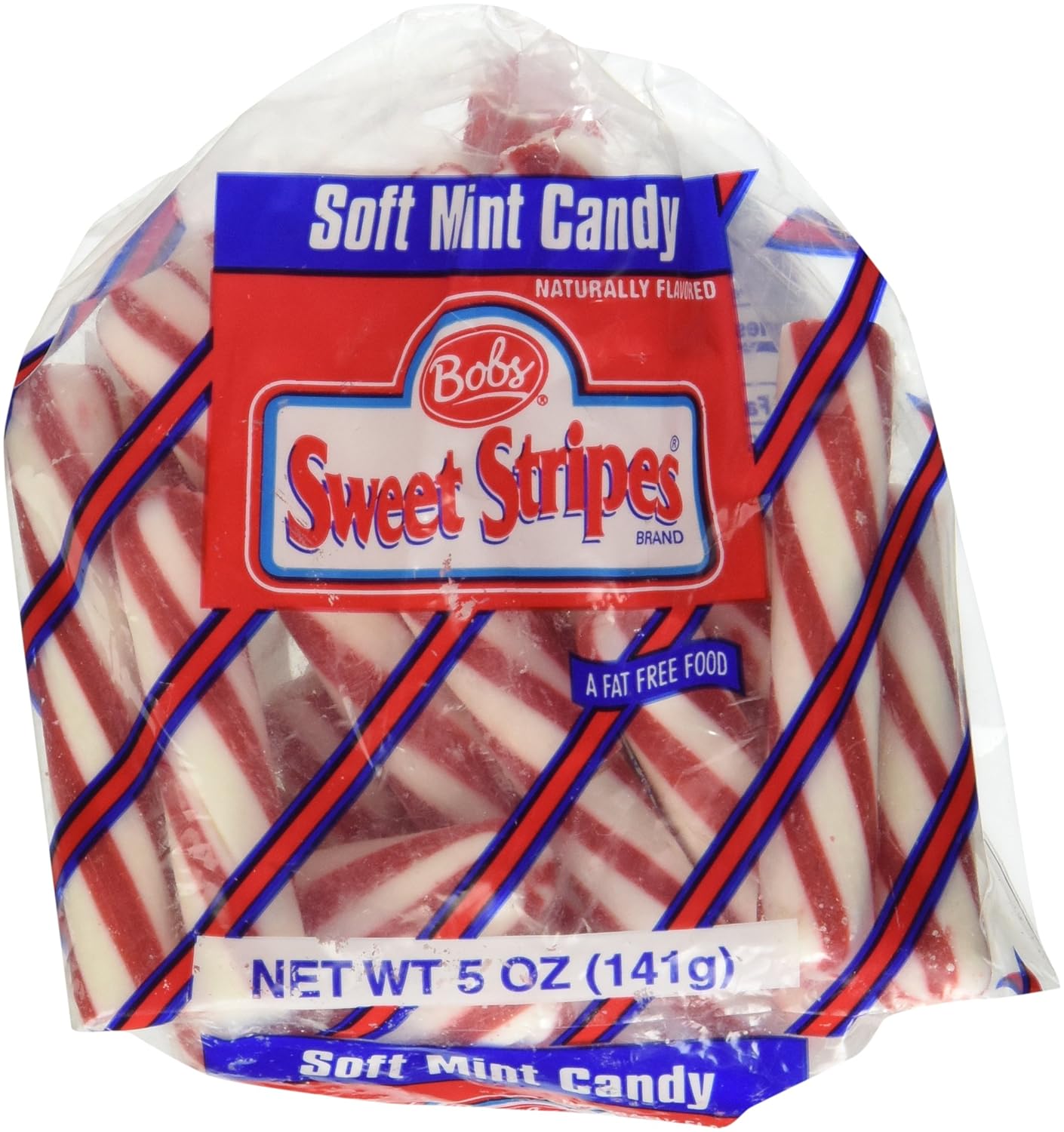 Bobs Sweet Stripes – Caramelos duros de menta, 5.00 onzas
