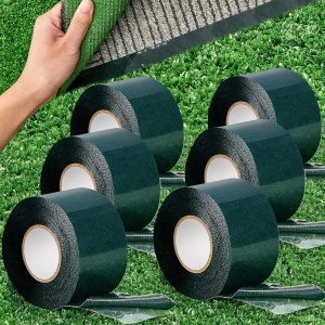 Cinta de césped artificial de doble cara de 2 pulgadas x 16.5 pies, cinta de césped artificial autoadhesiva, cinta de césped artificial para césped, Cinta de césped artificial de doble cara de 2 pulgadas x 16.5 pies, cinta de césped artificial autoadhesiva, cinta de césped artificial para césped,