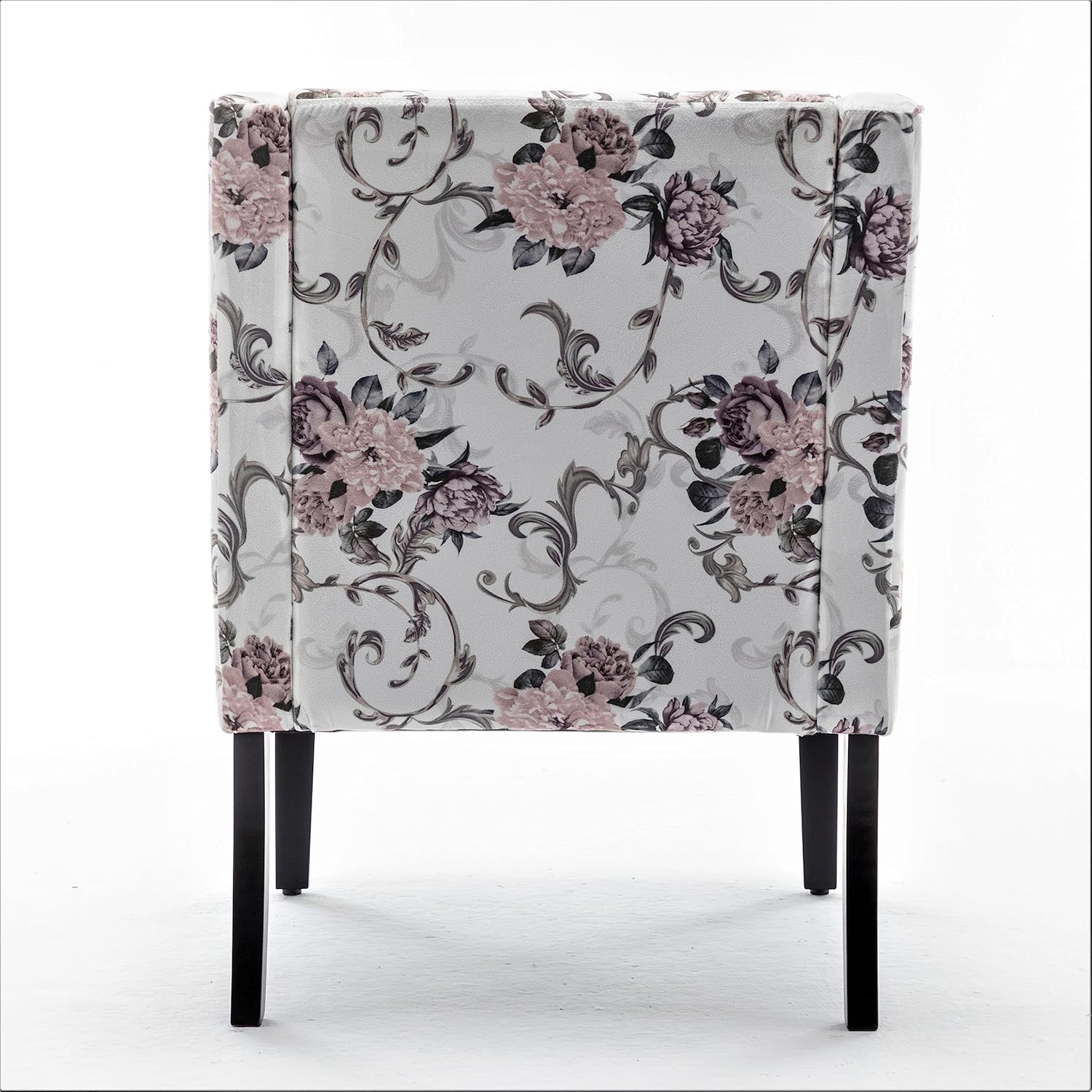 Sillas decorativas de tela estampada para sala de estar, dormitorio, comedor y entrada, asientos decorativos con diseño elegante, brazos empotrados