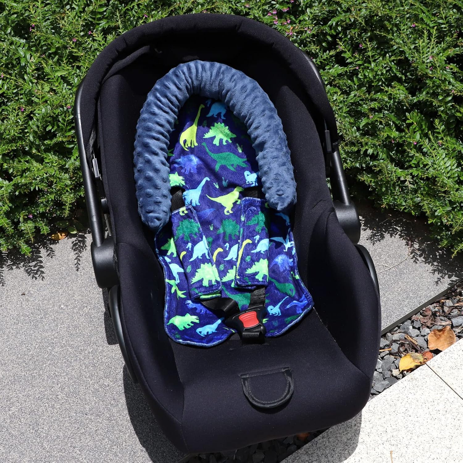 TANOFAR Soporte para la cabeza del asiento del automóvil para bebé, inserto de asiento de automóvil para niños, cojín suave para asiento de