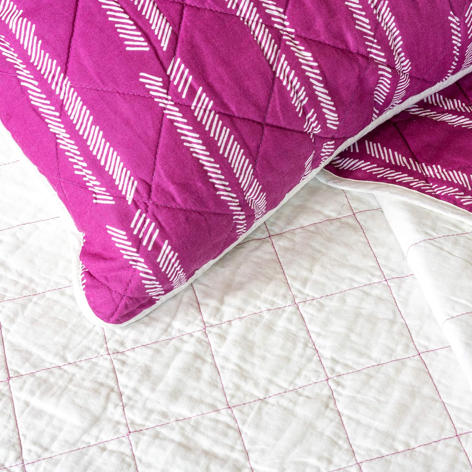 Refinery29  Colección de ropa de cama de rayas de karité  Juego de edredón lujoso de 100% algodón ultra suave de alta calidad, juego de 3 piezas