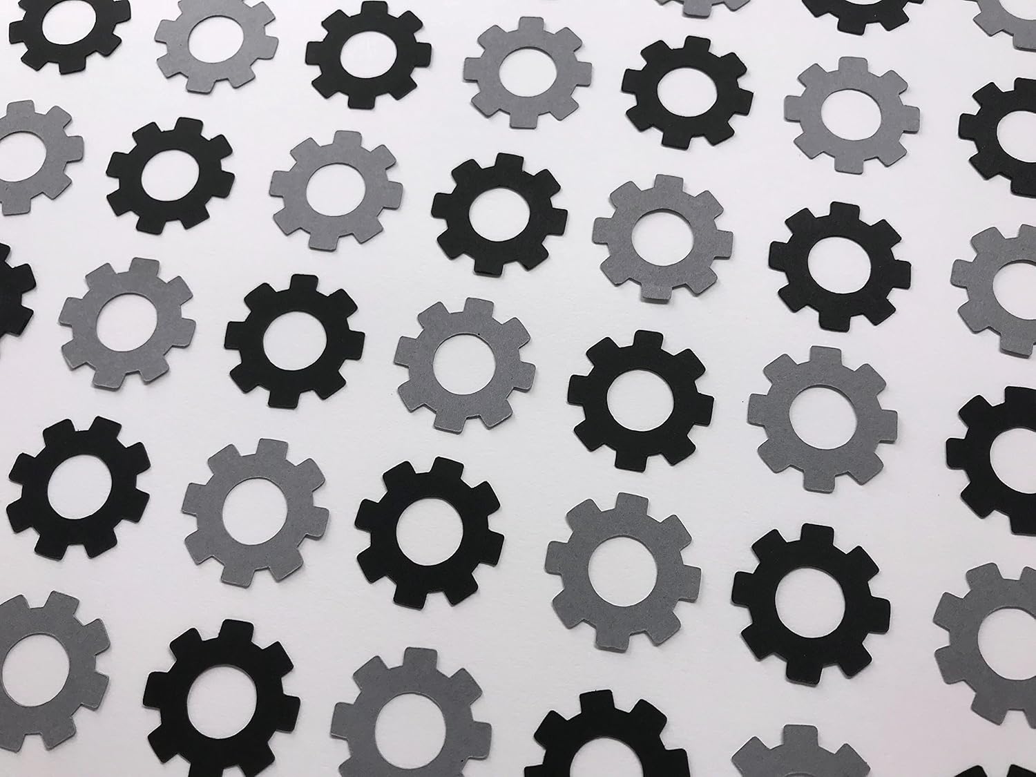 Gear Confetti – Robot Party Confetti – Robot Birthday Party – Mechanical Decorations – Mechanical Birthday Party – Robot Baby Shower Decorations –