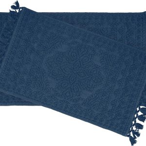 French Connection – Alfombra Nellore de baño con flecos French Connection – Alfombra Nellore de baño con flecos