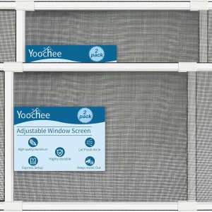 Pantalla de ventana ampliable, pantalla ajustable para ventana, pantallas de repuesto con marco, malla de repuesto duradera para ventana (18 Pantalla de ventana ampliable, pantalla ajustable para ventana, pantallas de repuesto con marco, malla de repuesto duradera para ventana (18