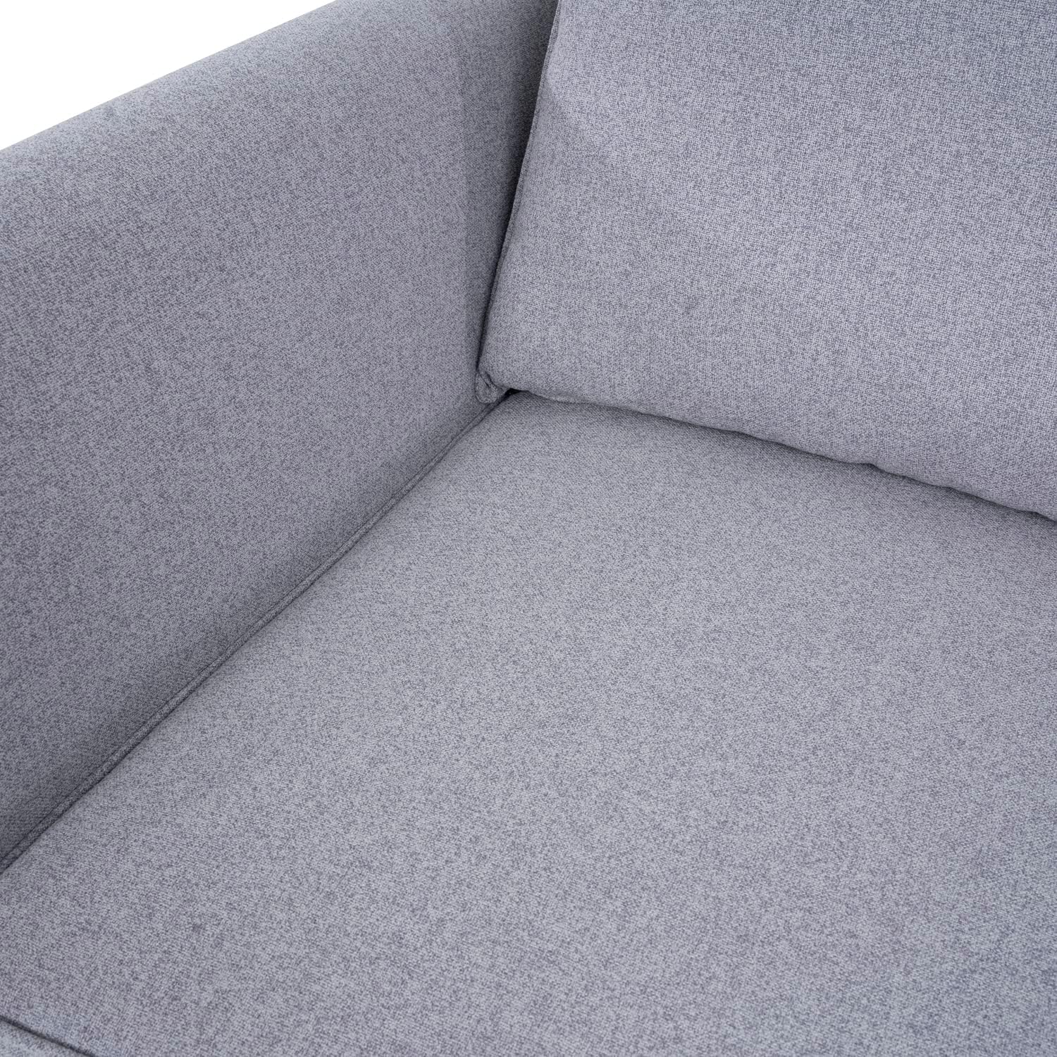 Naomi Home Sofá modular módulo medio con almacenamiento Accent silla sin brazos para sofá modular, sofá modular personalizable, sofá seccional