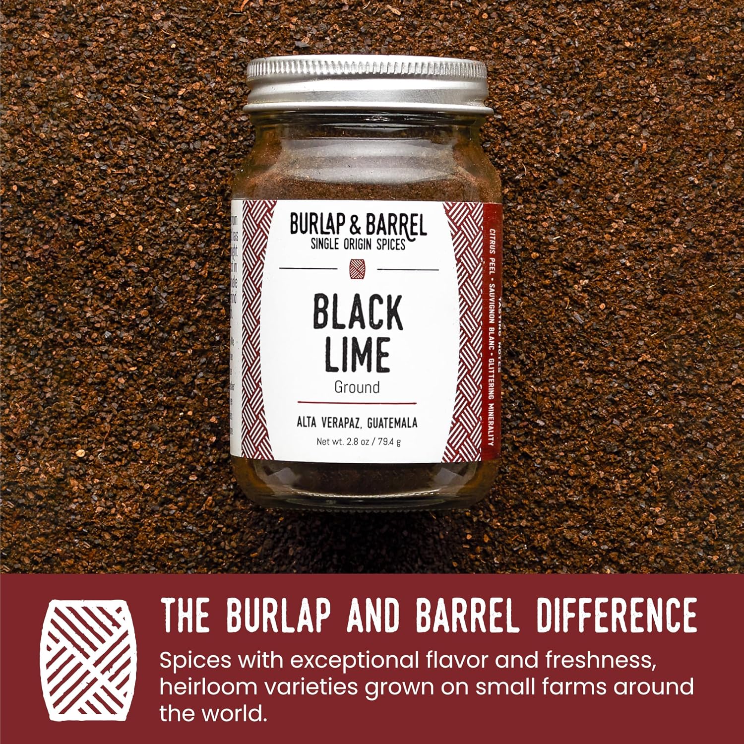 Burlap & Barrel Exquisito dúo hojuelas de lima negra molida y chile de seda – Dale sabor a tus aventuras culinarias con nuestras sabrosas especias!
