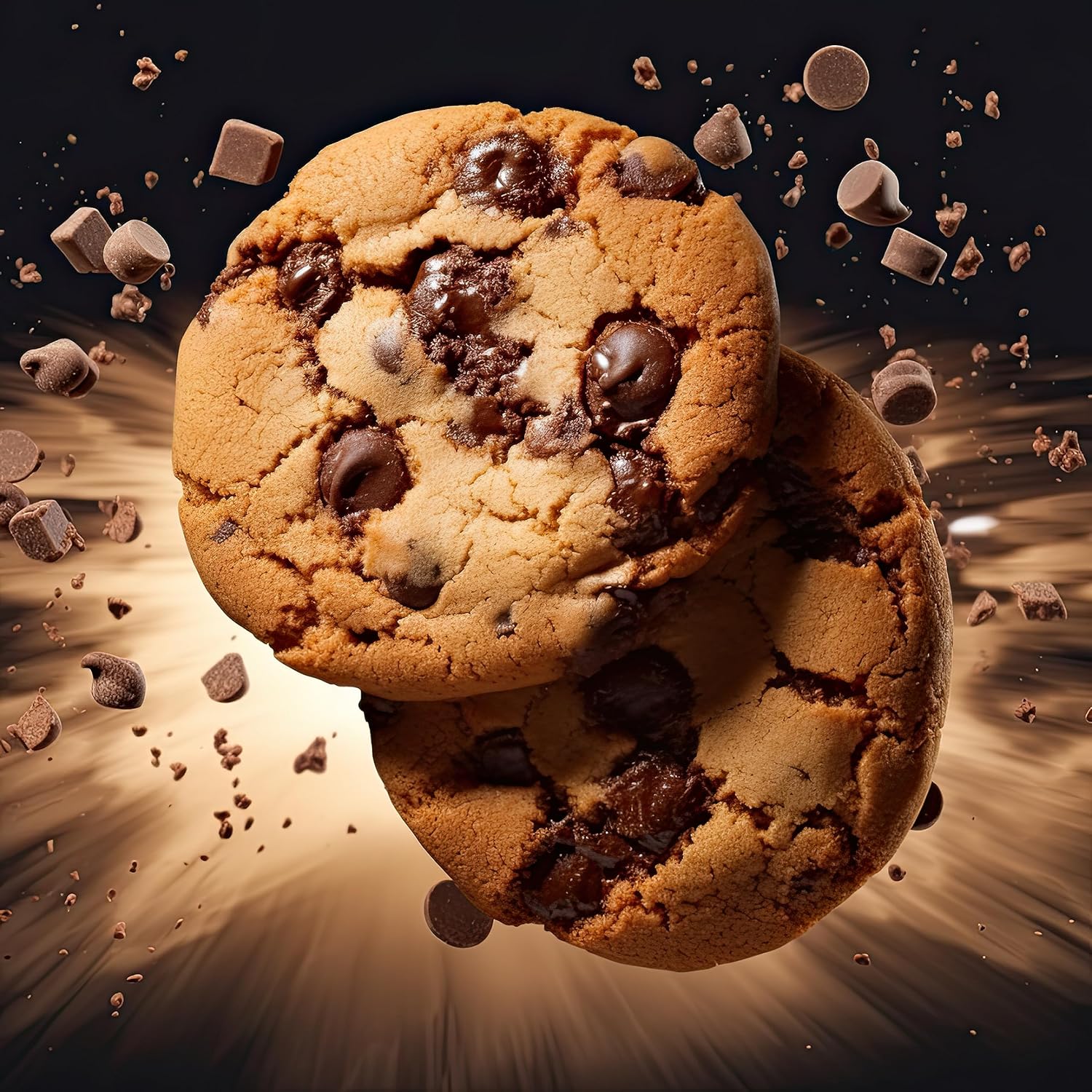 Proudly Pure Deliciosas galletas de chocolate con proteínas, 8 gm, proteína vegetal, bajas en carbohidratos, galletas veganas aptas para el fitness,