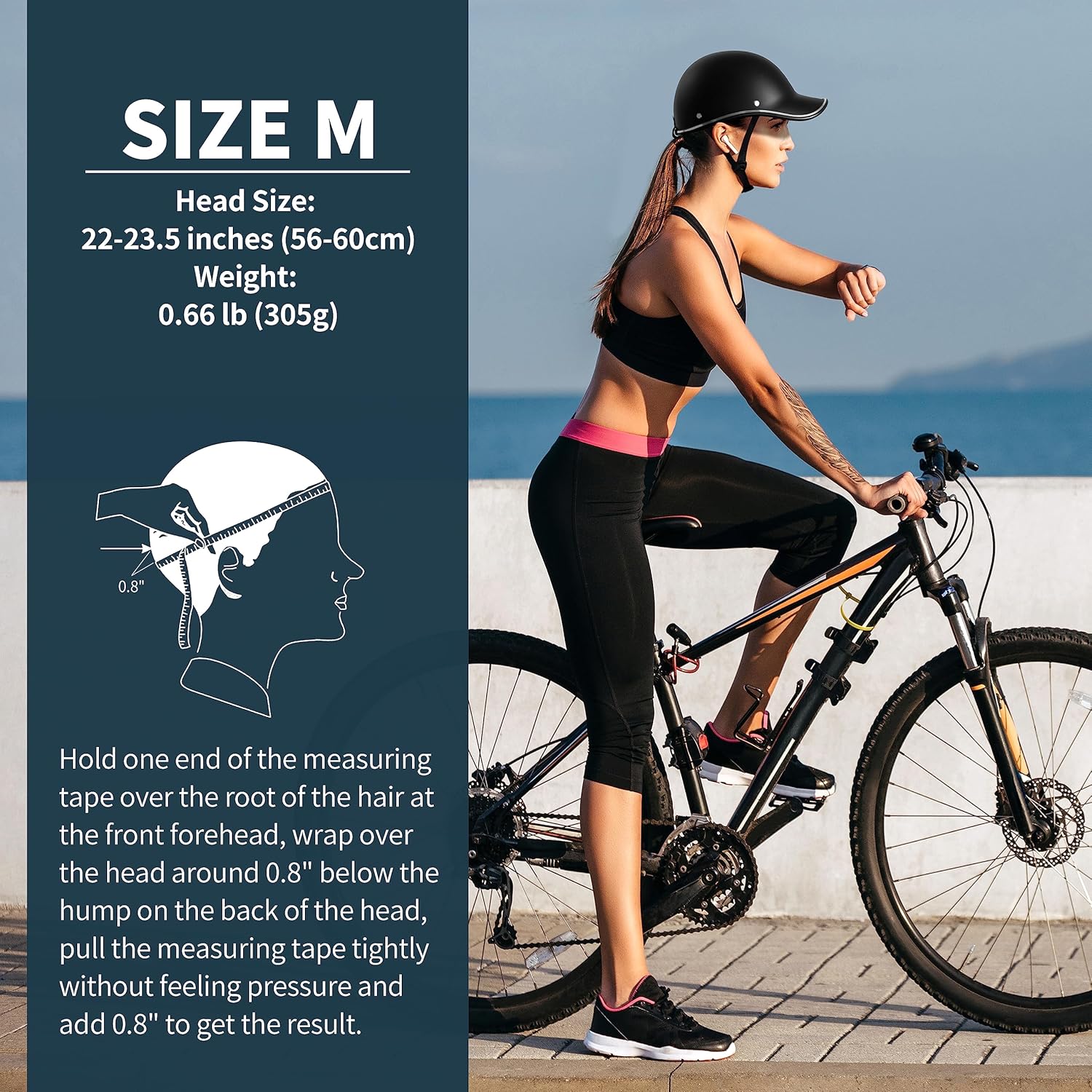 Casco de bicicleta para hombres y mujeres, gorra de béisbol, cascos de bicicleta para hombres y mujeres, cascos de bicicleta para adultos