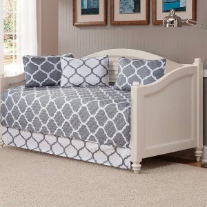 Linen Plus – Juego de funda de edredón acolchada, 5piezas Linen Plus – Juego de funda de edredón acolchada, 5piezas