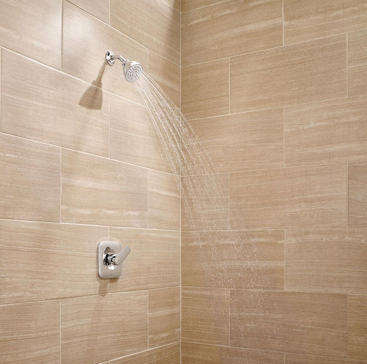 Moen T2813 Rizon Posi-Temp – Moldura para bañeraducha, requiere válvula, caudal de 2.5 GPM, cromado