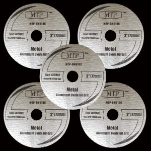 MTP Paquete de 5 ruedas de corte de metal de 3″ de diámetro para Dremel SM510C 60 Grit MTP Paquete de 5 ruedas de corte de metal de 3″ de diámetro para Dremel SM510C 60 Grit