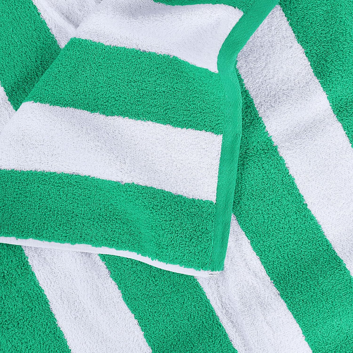 Utopia – Paquete variado de toallas de playa Cabana Stripe (30 x 60 pulgadas) a rayas, 100% algodón hilado en aro, toallas de piscina supergrandes,