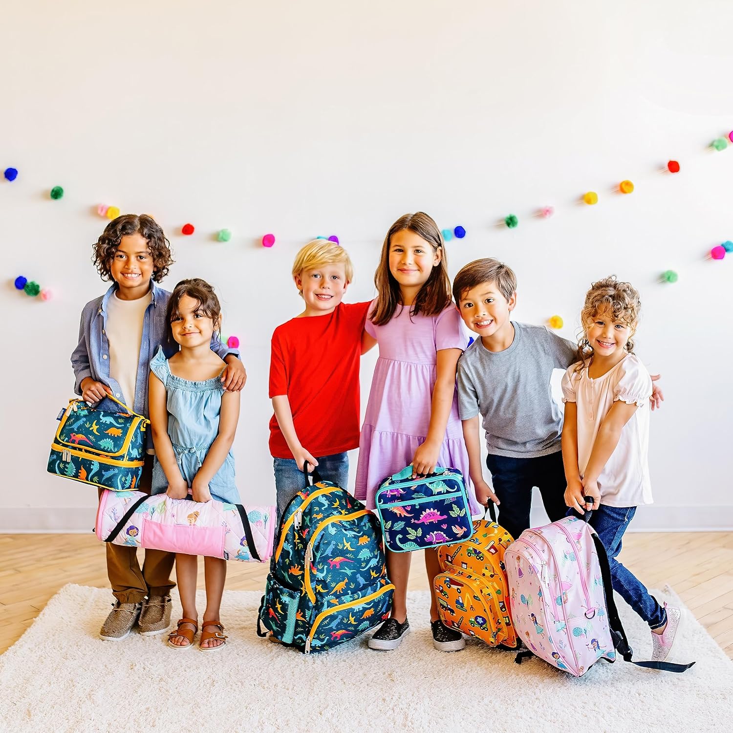 Wildkin Two Compartment Insulated Lunch Bag for Boys & Girls, Perfect Solution for Packing Hot or Cold Snacks for Kids’ School and Travel, Ideal for