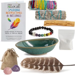 Kit JL Local Salvia blanca para ritual de purificación, incluye instrucciones y bendiciones (idioma español no garantizado) Kit JL Local Salvia blanca para ritual de purificación, incluye instrucciones y bendiciones (idioma español no garantizado)