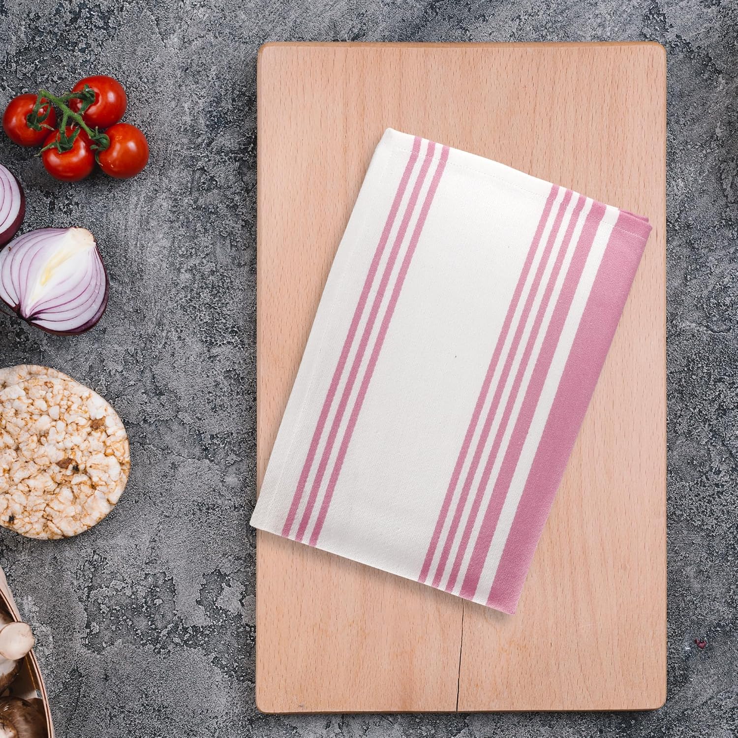 Urban Villa Toallas de cocina (20 x 30 pulgadas, paquete de 6) toallas de cocina extra grandes de alta calidad para cocina, paños de cocina rosa y