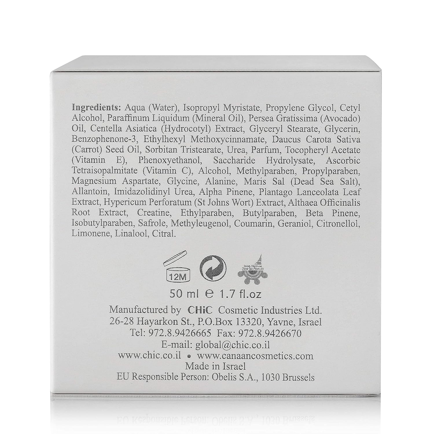 CANAAN minerales & Hierbas del Mar Muerto moisturzing Crema 1,7oz.