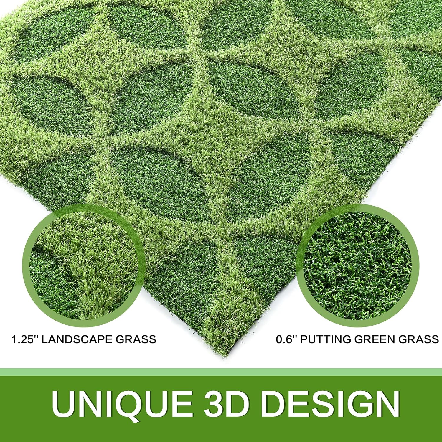 Césped artificial para suelos y paredes, decoración de pared de plantas artificiales resistente a los rayos UV, diseño 3D para interiores y