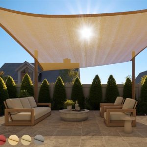 Gorilla Grip Parasol resistente, protección UV, resistente a la decoloración y al óxido, bloquea la luz solar, vela transpirable, fácil de instalar, Gorilla Grip Parasol resistente, protección UV, resistente a la decoloración y al óxido, bloquea la luz solar, vela transpirable, fácil de instalar,