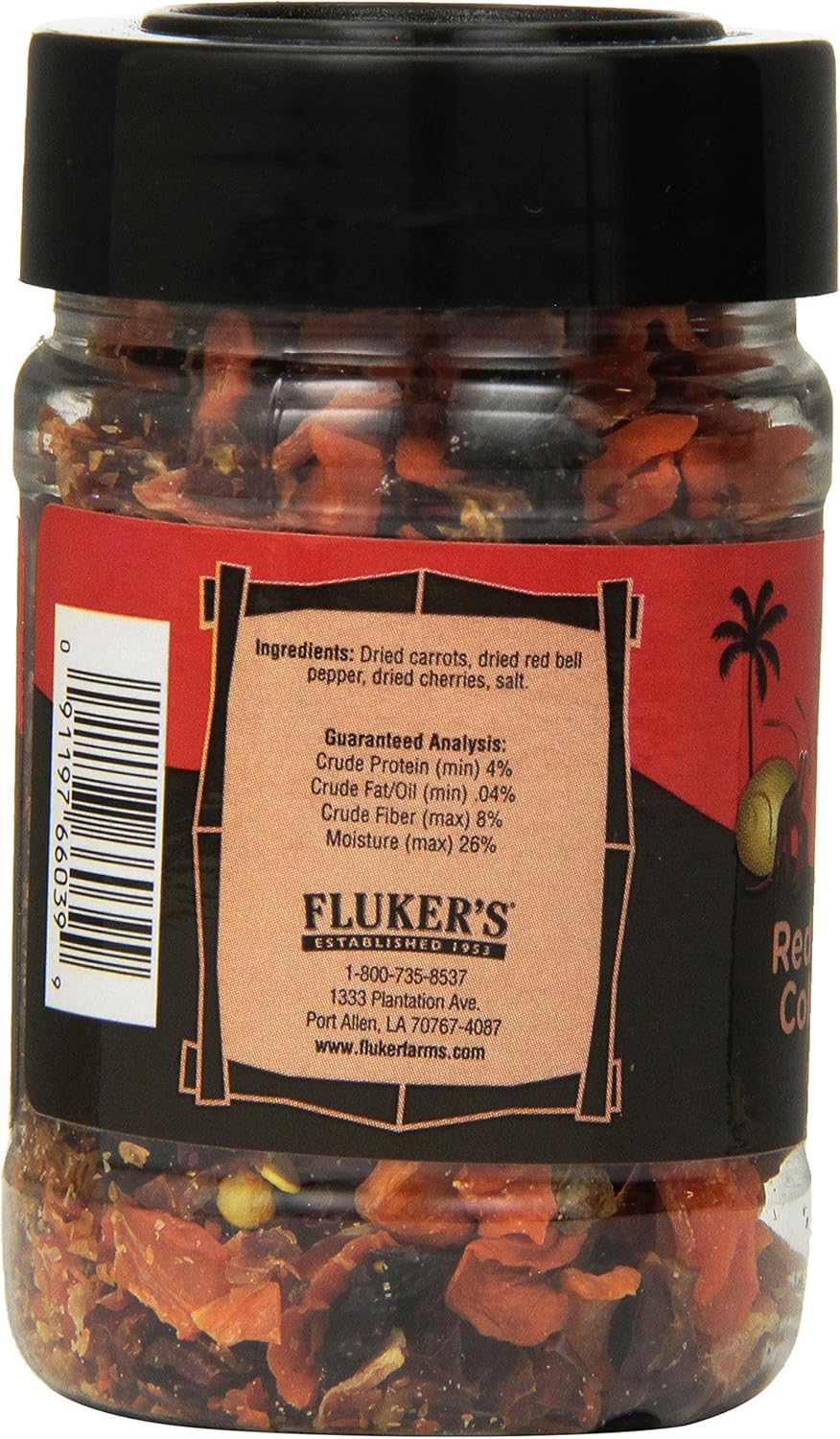 Fluker’s Tratamiento potenciador de color para cangrejos ermitaños, color rojo, 2.5 onzas (paquete de 1)